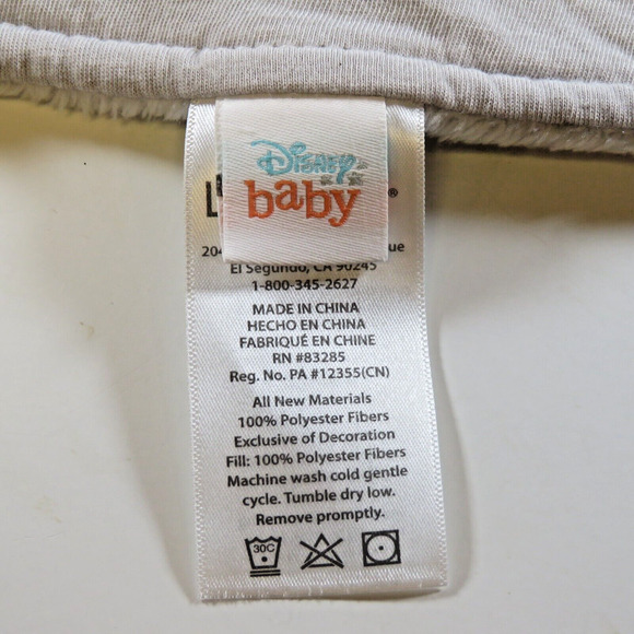 Disney Baby Lion King Simba Lambs & Ivy Gray Tan Newborn Lovey Blanket - Picture 3 of 11